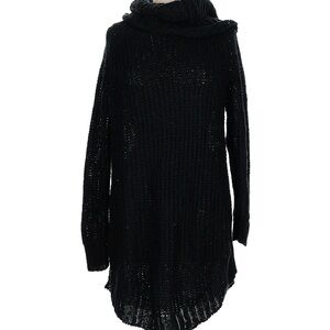Dreamers Black Cowl Neck Sweater